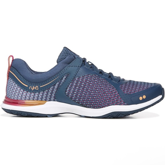 Ryka Women’s Graphite Training Shoe in Navy/Pink - Picture 4 of 13